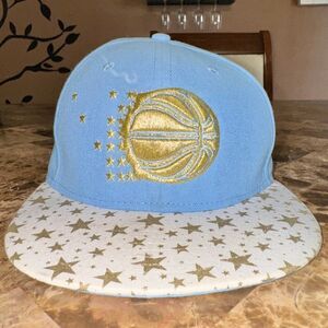 NBA Classics New Era Hardwood Knicks Baby Blue Fitted Hat
